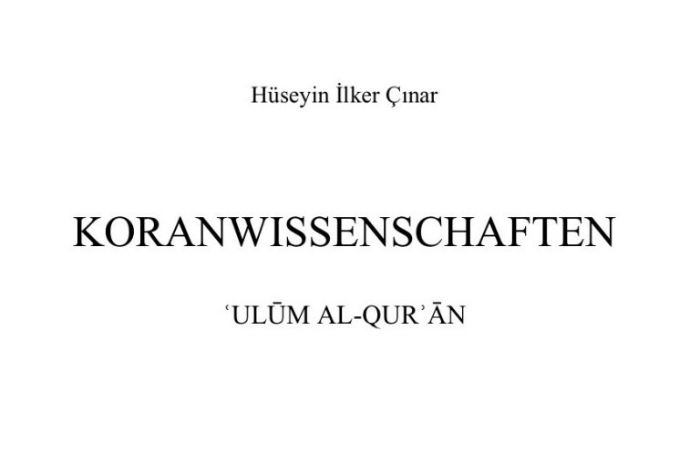 Koranwissenschaften-Inhaltsangabe-1.2